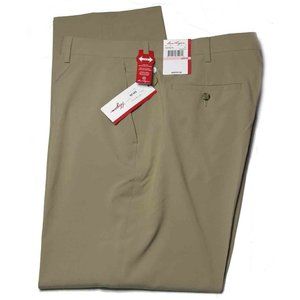 Ben Hogan Golf Pants Khaki Flat Front Men's Size 40 X 30